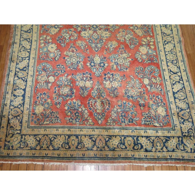 Persian Late 20th Century Persian Sarouk Rug For Sale - Image 3 of 18