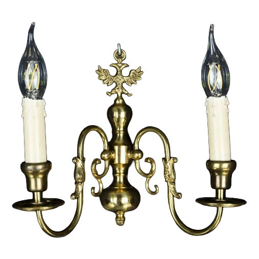 Flemish Gilt Wall Sconce For Sale