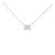 Alexander Beverly Hills 1.01ct Diamond Solitaire Pendant Necklace White Gold For Sale