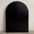 Art Deco Revival Large Arched Black & Gold Framed Wall Mirror Circa 1980s For Sale - Image 9 of 10