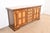 Baker Furniture Company Gruppo Faber Italian Provincial Carved Oak Inlaid Maple Sideboard or Bar Cabinet For Sale - Image 4 of 12