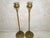 This is an elegant pair of antique Tiffany Studios art nouveau bronze and gold gilt candlesticks. The Tiffany Candlesticks...