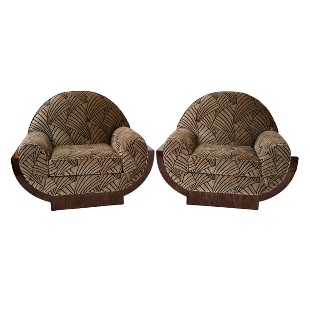 Set of Art Déco Chairs, France, 1930s For Sale - Image 6 of 10