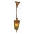 Early 20th Century Art Nouveau Hanging Fixture With Reverse-Painted Shade For Sale