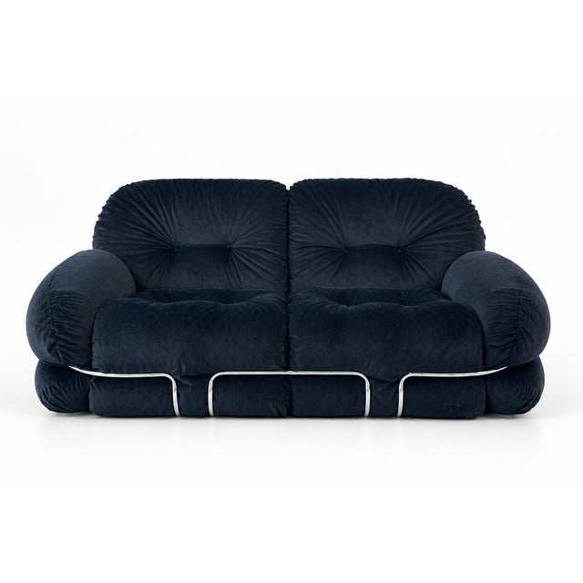Okay 2-Seater Sofa from Adriano Piazzesi, Italy, 1970s For Sale - Image 9 of 10