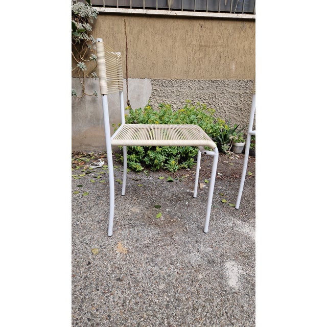 Spaghetti Chairs in Metal and PVC by Giandomenico Belotti for Alias, 1980s, Set of 4 For Sale - Image 10 of 14