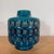 Vintage Turquoise Ceramic Vase, 1970 For Sale - Image 3 of 7