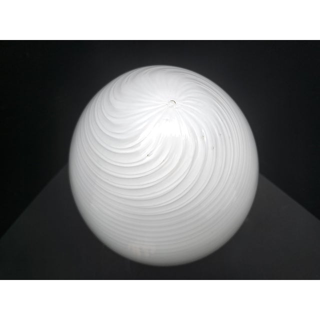 Egg-Shaped Murano Glass Lamp from Manifattura Di Murano, 1970s For Sale - Image 4 of 9