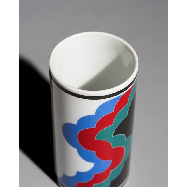 Rosenthal Bewegung Limited-Edition Porcelain Vase by Natale Sapone for Rosenthal Studio-Line, 1971 For Sale - Image 4 of 9