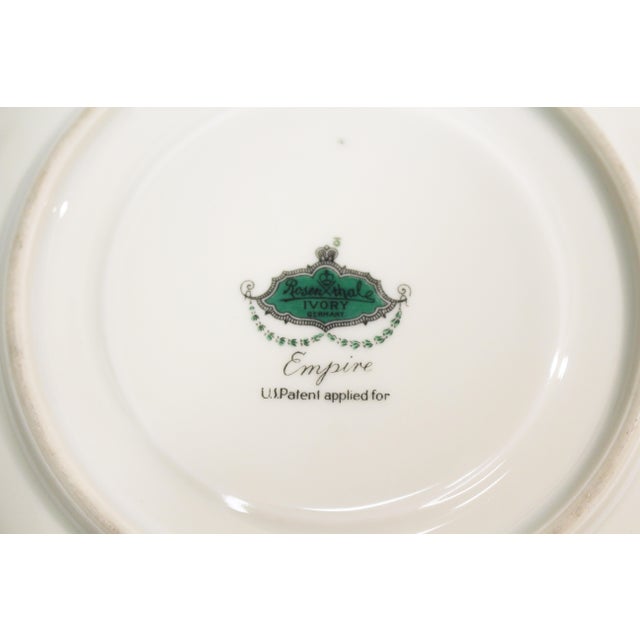 1930s 1930s Rosenthal German Cream Soup Bowls and Saucers- Set of 8 For Sale - Image 5 of 10