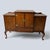 Art Deco Walnut Cocktail Cabinet with Brass Hardware, 1930s For Sale - Image 4 of 6