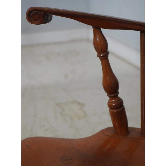 Wood Pair Robert T. Hogg Walnut Windsor Armchairs For Sale - Image 7 of 18