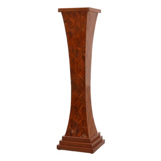 Large Art Deco Console in Wood Marquetry, France, 1920s For Sale