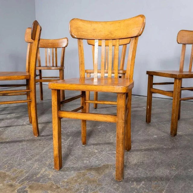 Vintage Luterma Honey Oak and Bentwood Chair, 1950s For Sale - Image 4 of 11