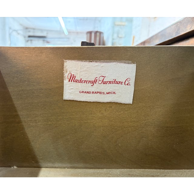 Bernhard Rohne for Mastercraft Mid 20th Century Lowboy Dresser For Sale - Image 11 of 15