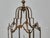 Tall French Wrought Iron Lantern With Glass Panels and Scroll Detailing - 1900s For Sale - Image 4 of 18