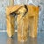 A fantastic vintage Boho drink table. A chic ravaged wood frame with incredible wood grain detail. Acquired from a Palm...