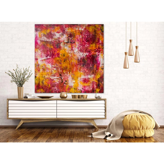 "Don't Look Back" Original Abstract Painting by Lisa Finlayson For Sale - Image 10 of 10