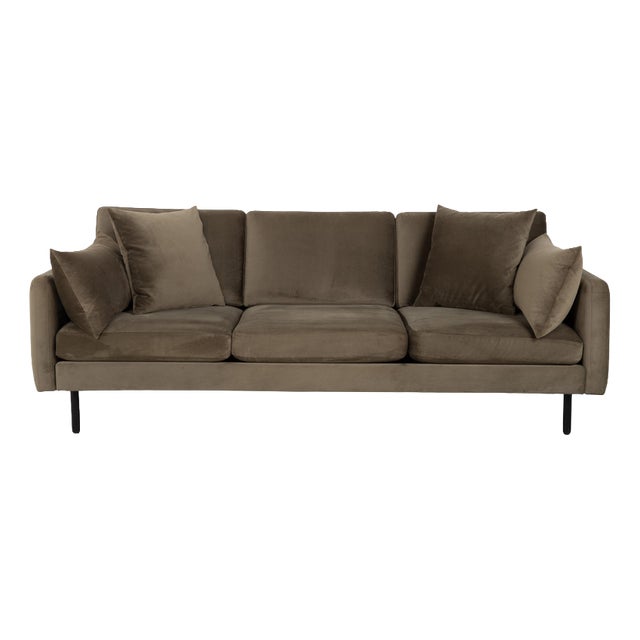 Scandinavia 3-Seater Sofa in Olive Fabric from Bolia For Sale