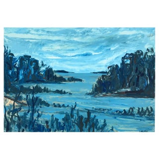 Jean Krillé, Tableau No. 57, Oil on Wood, 1970s For Sale