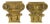 Antique Gilded Capitals in Poplar, 1800, Set of 2 For Sale