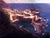 Cliffs of Vernazza by Christopher Clark | Oil on wood panel View of Vernazza village by the sea For Sale