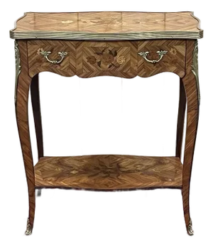 French Inlay Side Table