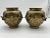 Metal Pair of Antique Chinese Cast Brass Vases, Circa 1900 For Sale - Image 7 of 12
