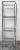Chrome Milo Baughman Style Tall Chrome and Glass Column Étagère For Sale - Image 8 of 9