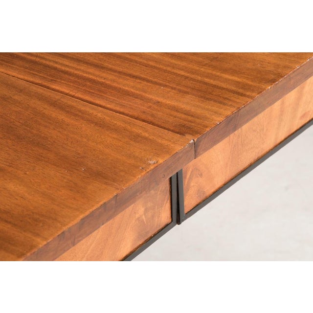 Art Deco Wood Squared Extendable Table, 1930s For Sale - Image 9 of 17