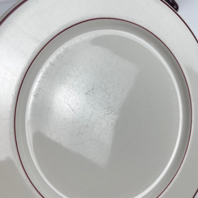 Purple Dinner Plates from Villeroy & Boch, 1980s, Set of 6 For Sale - Image 8 of 10