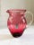 Vintage Cranberry Glass Pitchers and Vases, Collection of 4 For Sale - Image 9 of 10
