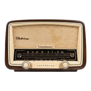 Authentic 1958 German Mid-Century Modern Nordmende Elektra 58 Tube Radio, Usa Export Model