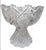 Transparent Maple City Early American Period Large Crystal Punch Bowl and Pedestal For Sale - Image 8 of 8