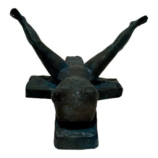 1960s Larry Mohr Bronze Erotic Nude Sculpture Signed From Artist Estate For Sale