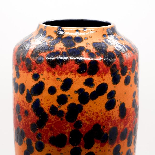 Ceramic Model 517-45 Fat Lava Floor Vase from Scheurich Keramik, West Germany, 1970s For Sale - Image 7 of 11