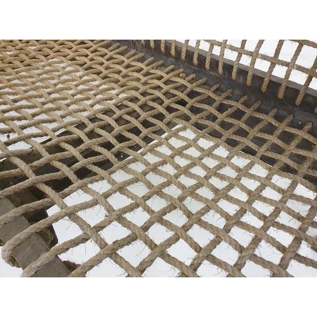 Dutch Oak and Rope Sofa, 1960s For Sale - Image 11 of 12