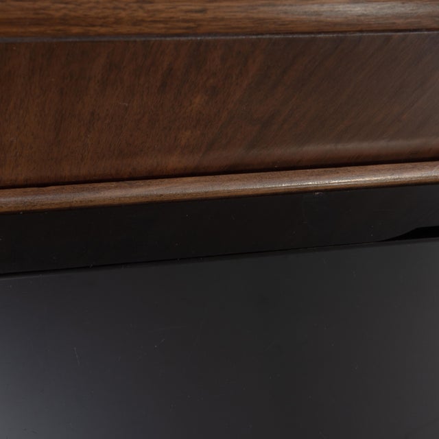 Hamilton Manufacturing Company Walnut Chrome Dental Cabinet Donald Deskey For Sale - Image 13 of 18