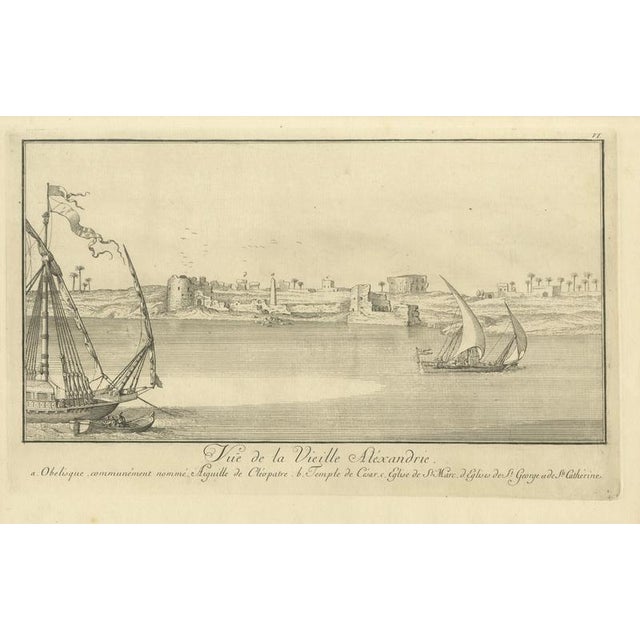Norden & Tuscher, Alexandria Harbor, 1755, Engraving, Paper For Sale - Image 9 of 9