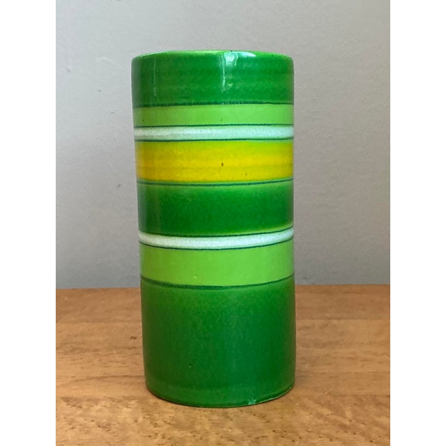 Mid 20th Century Vintage Italian MCM Rosenthal Netter Ceramic Vase For Sale - Image 5 of 12