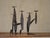 Brutalist Vintage Sculptural Brutalist Candleholders, 1960, Set of 2 For Sale - Image 3 of 11