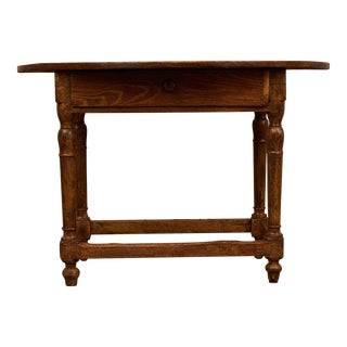 French Demilune Table 19th Century For Sale