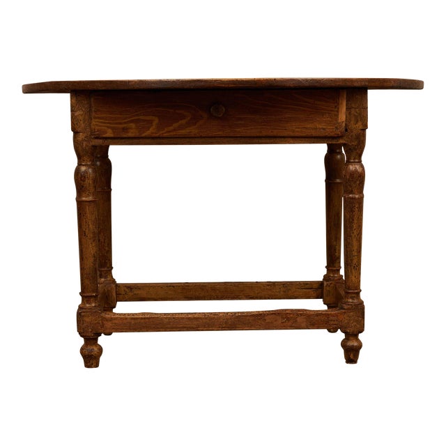 French Demilune Table 19th Century For Sale