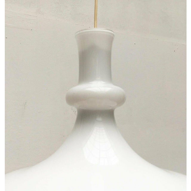 Vintage Danish Etude Glass Pendant Lamp by Michael Bang for Royal Copenhagen, 1970s For Sale - Image 15 of 17