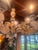 Early 20th Century Early 20th Century Large Blue and White Chippy Wood Chandelier For Sale - Image 5 of 14