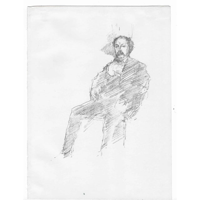 James Abbott McNeill Whistler (1893-1903) "The Doctor - Portrait of My Brother," 1895. Lithograph, sheet 10 x 7 1/2....
