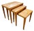Set of Vintage Danish Oak Nesting Tables For Sale