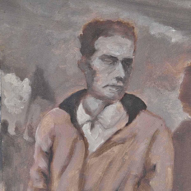 Unknown, Artistic Photomontage, 1980s, Oil on Canvas For Sale - Image 4 of 8