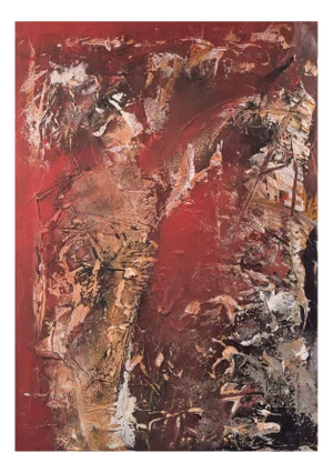 Scattered Anatomy, Late 20th Century, Oil on Canvas, Framed