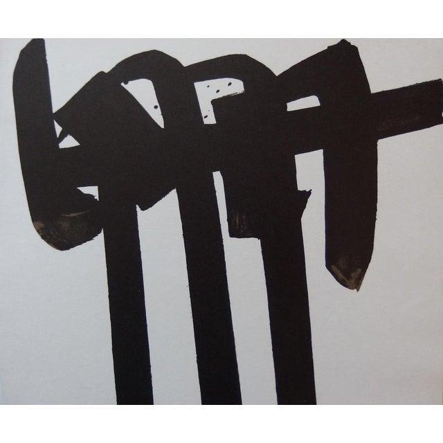 Pierre Soulages, Lithograph No. 28, Lithograph For Sale - Image 5 of 6